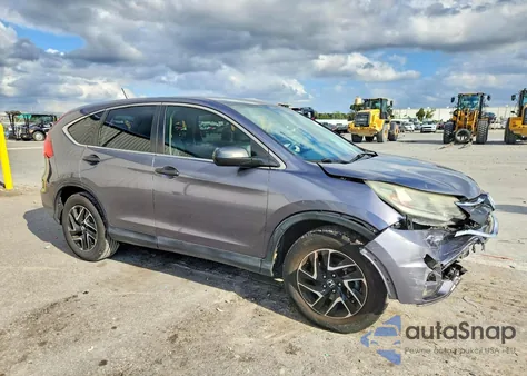 2016 Honda Cr-V Se from USA, damaged, VIN 5J6RM3H49GL022053